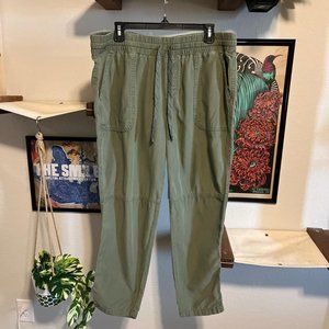 Army green baggy pants